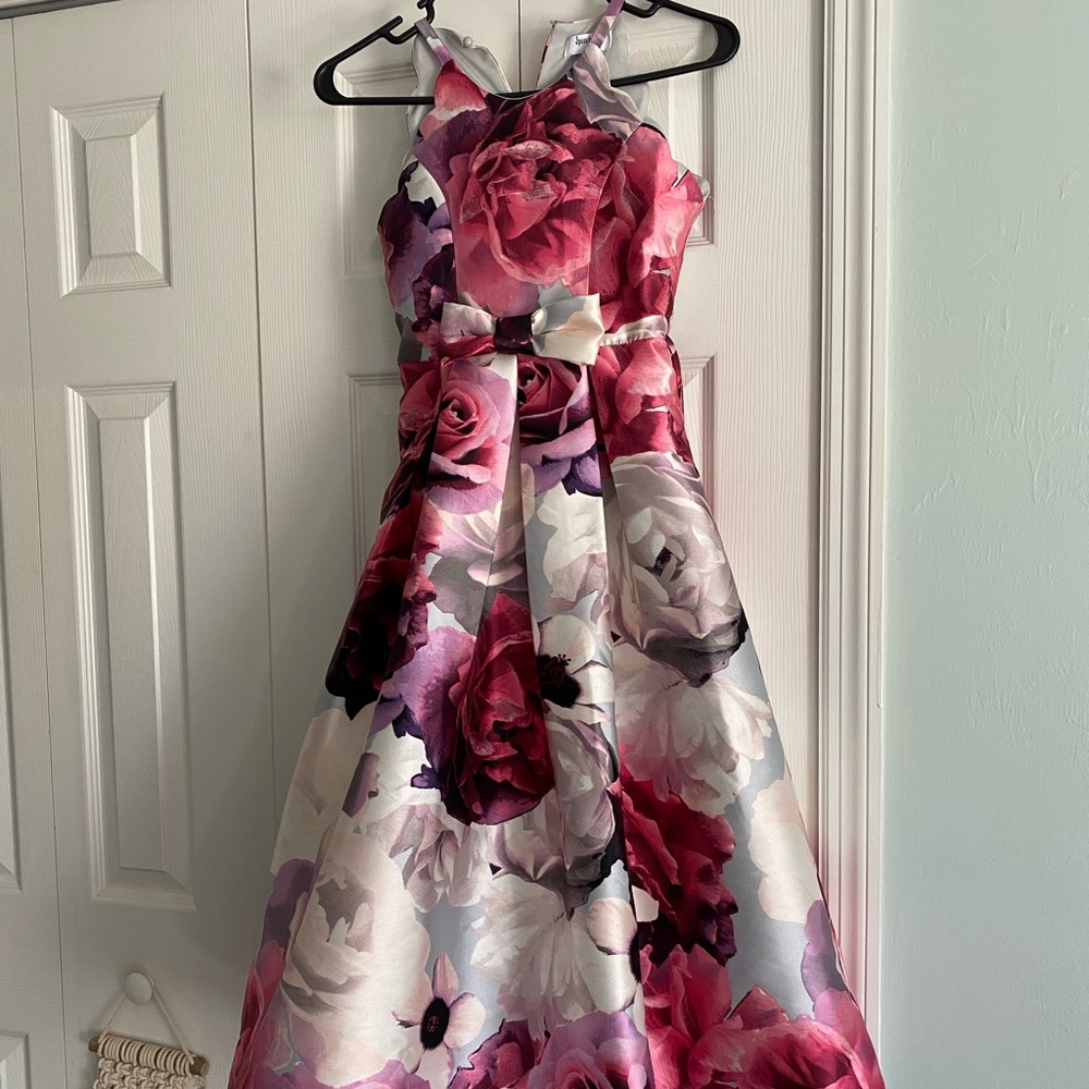 Big girl long dress perfect for a wedding